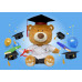 Graduation Teddy Bear (With Cap + Certificate)